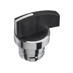 Slika Glava izbornog tastera fi28.5mm metalna duga crna ručica Schneider