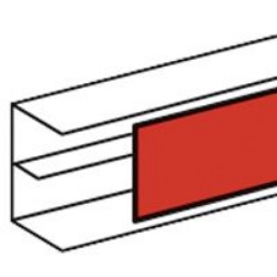 Slika Poklopac parapeta 65 2m beli DLP Legrand