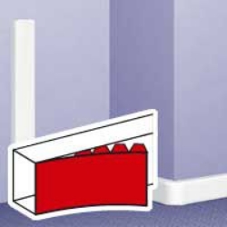 Slika Poklopac parapeta 40 beli DLP Legrand