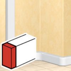 Slika Krajnja kapa za parapet 65x220 DLP Legrand