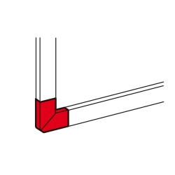 Slika L-element DLP 90° za 65x15 Legrand