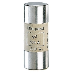 Slika Osigurač cilindrični 100A 22x58 gG bez indikacije HRC Legrand