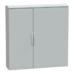 Slika Slobodnostojeći poliesterski orman PLAT otvoren gornji deo sa krovom VŠD1250x1250x320 IP44 Schneider