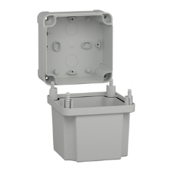 Slika Kutija ABS IP66 IK07 RAL7035 U:V105 Š105 D125 S:V116 Š116 D133 neprovidan poklopac V80 Schneider