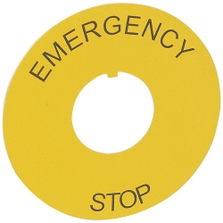 Slika Oznaka EMERGENCY STOP Osmoz Legrand