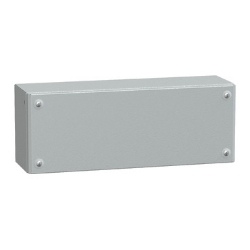 Slika Industrijska metalna kutija ravna vrata H150xW400xD120 IP66 IK10 RAL7035 Schneider