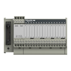 Slika I/O baza za elektromehaničke lemljene releje ABE7 16 kanala relej širine 5mm Schneider