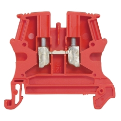 Slika Redna stezaljka 4 mm2 crvena vijčana Viking Legrand