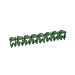 Slika Oznake za obeležavanje provodnika 1,5-2,5 mm2 broj 5 zelena Memocab Legrand