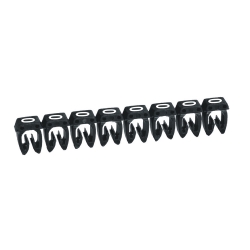 Slika Oznake za obeležavanje provodnika 4-6 mm2 broj 0 crna Memocab Legrand