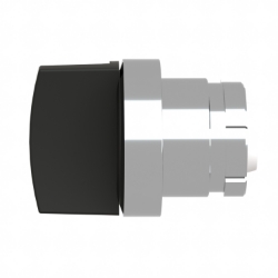 Slika Glava izbornog tastera fi28.5mm metalna standardna crna ručica Schneider
