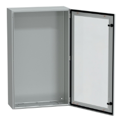 Slika Providna vrata bez montažne ploče H600xW600xD250 IP66 IK08 RAL7035 Spacial CRN Schneider