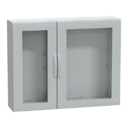 Slika Slobodnostojeći poliesterski orman PLA zaptiven VŠD 1000x1250x320 IP65 providna vrata Schneider