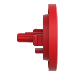 Slika Kapica crvena ravni taster flush plain Schneider