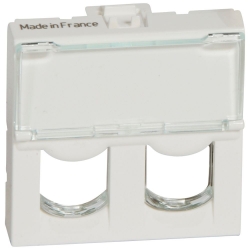 Slika Maska Systimax 2-ka 2M bela PM Legrand