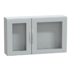 Slika Slobodnostojeći poliesterski orman PLA zaptiven VŠD 750x1250x320 IP65 providna vrata Schneider