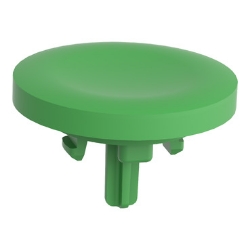 Slika Kapica zelena ravni taster flush plain Schneider