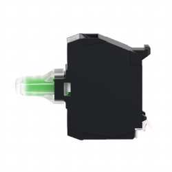 Slika Blok LED beli za taster fi22 24V AC/DC Harmony XALD/XALK Schneider