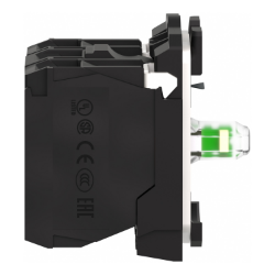 Slika Blok svetlosni beli montažni ram integrisani LED 24V 1NO+1NC Schneider