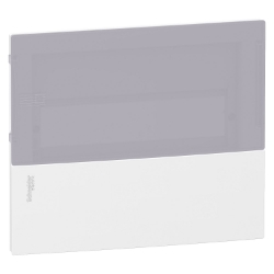 Slika Prednja maska ugradna 1x12 modula dimovana vrata Mini Pragma Schneider