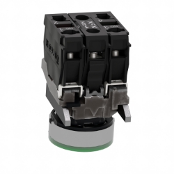 Slika Taster svetleći kompletni O22 zeleni povratak 1NO+1NC 110-120V Schneider