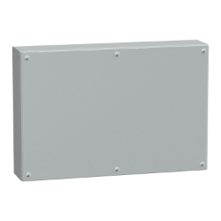 Slika Industrijska metalna kutija ravna vrata H400xW600xD120 IP66 IK10 RAL7035 Schneider