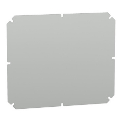 Slika Montažna ploča od galvanizovanog čelika debljine 15 mm za kutije 175x150 mm Schneider