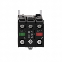 Slika Taster svetleći NO+NC fi22 žuti 24V AC/DC Harmony XB4 Schneider