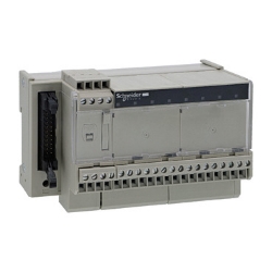 Slika I/O baza za elektromehaničke lemljene releje ABE7 8 kanala relej širine 10mm Schneider