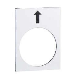 Slika Oznaka za tastere 30x40mm bela dizanje sporo Schneider