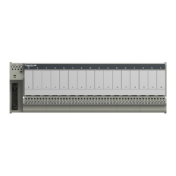 Slika I/O baza za elektromehaničke lemljene releje ABE7 16 kanala relej širine 125mm Schneider