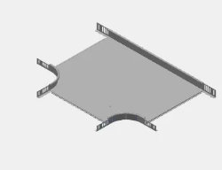 Slika T račva za perforirani regal 400x50 mm HC UKFG 400 YT EAE