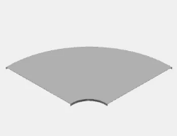 Slika Poklopac L krivine 90° za perforirani regal 400 HC UKFG 400 YD 90° EAE