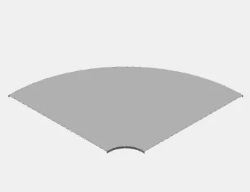 Slika Poklopac L krivine 90° za perforirani regal 600 HC UKFG 600 YD 90° EAE