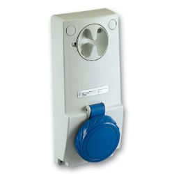 Slika Utičnica sa blokadom 32A 3P+E 200-250VAC IP65 panel Unica Schneider