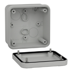 Slika Industrijska kutija IP66 IK08 RAL7035 U:80X80X65 S:V89 W89 D51 neprovid. PC poklopac V10 Schneider
