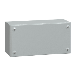 Slika Industrijska metalna kutija ravna vrata H150xW300xD120 IP66 IK10 RAL7035 Schneider