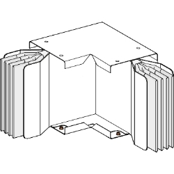 Slika Element ravan lakat Cu 2500A 3L N PE N1 301-799mm po meri AI Canalis Schneider