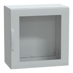 Slika Slobodnostojeći poliesterski orman PLA zaptiven VŠD 750x750x420 IP65 providna vrata Schneider