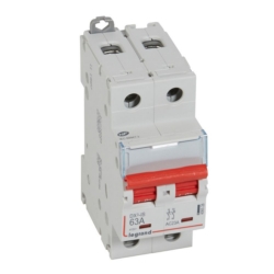 Slika Prekidač DX3 minijaturni 2P 63A 400V daljinski izolacioni Legrand