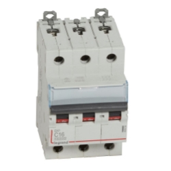 Slika Osigurač automatski 3P 16A C kriva 16kA DX3 Legrand
