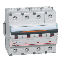 Slika Osigurač automatski DX3 4P 125A 25kA C kriva Legrand