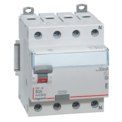 Slika Diferencijalna sklopka DX3 4P 80A 30mA AC 400V Legrand