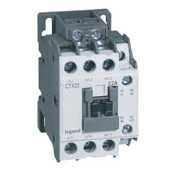 Slika Kontaktor motorni CTX3 22A 3P špulna 415V 1NO+1NC Legrand