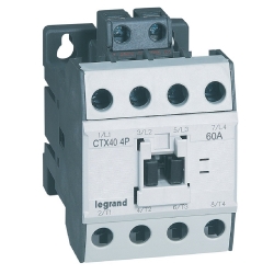 Slika Kontaktor motorni CTX3 60A 4P špulna 230V AC1 Legrand