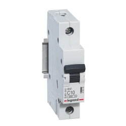 Slika Osigurač automatski 1P 10A kriva C 6kA Rx3 Legrand