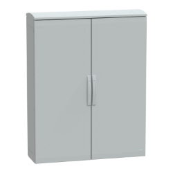 Slika Slobodnostojeći poliesterski orman PLAT otvoren gornji deo sa krovom VŠD1250x1000x320 IP44 Schneider