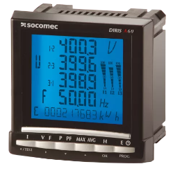 Slika Analizator mreže LCD multifunkcionalni merač 96x96mm Diris A-60 Socomec