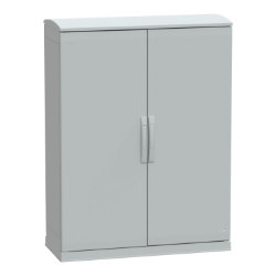 Slika Slobodnostojeći poliester orman PLAZT sa otvorenim podnožjem i krovom 1250x1000x420 IP44 Schneider