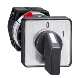 Slika Grebenasti prekidač 10A 2P 0-1 30x30mm montaža u rupu fi16/22mm IP65 Schneider